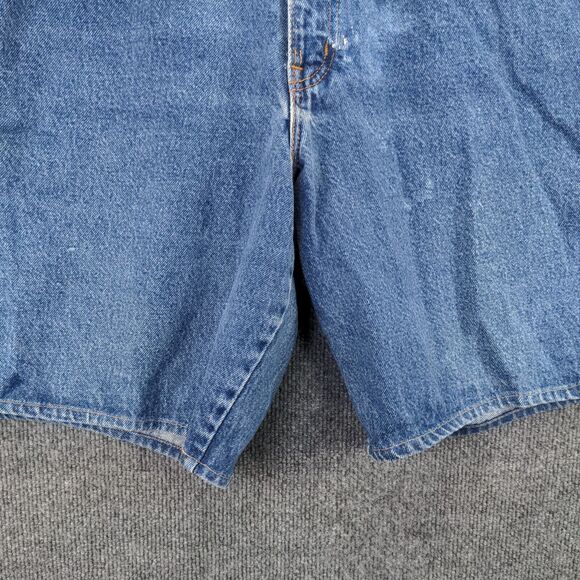 Chic Jean Shorts Womens Size 34x9 Blue Denim Belt Loops 5 Pocket - Picture 7 of 11